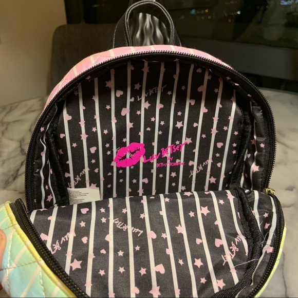 Luv Betsey Johnson Rainbow Mini Backpack - NWT $68 main image 4